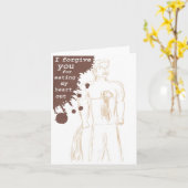 Carte de voeux Zombies (Fleur jaune)