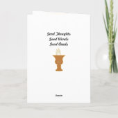 Carte de voeux Zoroastrian (Dos)