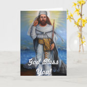 Carte de voeux Zoroastrian (Fleur jaune)