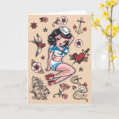 Carte de voile Suzy Fluff (Fleur jaune)