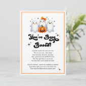 Carte de voisin d'Halloween 'Vous avez été hué' (Debout devant)