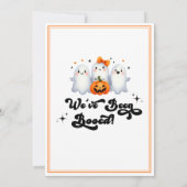 Carte de voisin d'Halloween 'Vous avez été hué' (Dos)