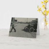 carte de voiture à roulettes (Fleur jaune)