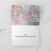 Carte de voiture Chevy fête des pères 1955 (Intérieur)