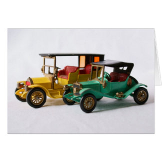 Carte de voitures de boîte d'allumettes