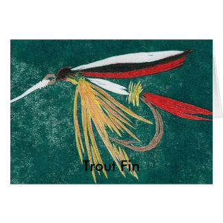 Carte de vol classique truite "truite fin"