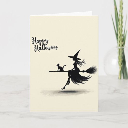 Carte de vol joyeux Halloween (Devant)