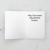 Carte de vol Snowmen (Intérieur)