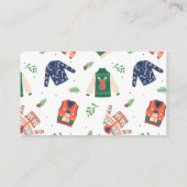 Carte de vote de la fête de Noël moche (Dos)