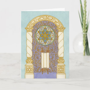 Carte de voûte de Mogen David de ~ de Chanukah