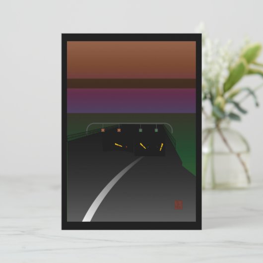 Carte de voyage (Debout devant)