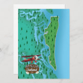 Carte de voyage Amelia Island Florida. (Devant / Derrière)