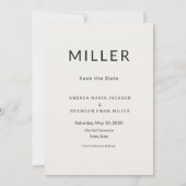 Carte de voyage "Architectural Save the Date" (Devant)