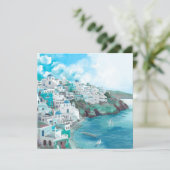 Carte de voyage Blue Dome (Debout devant)