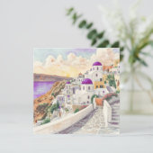 Carte de voyage Blue Dome (Debout devant)