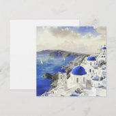 Carte de voyage Blue Dome (Devant / Derrière)