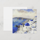 Carte de voyage Blue Dome (Devant / Derrière)