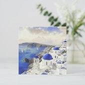 Carte de voyage Blue Dome (Debout devant)