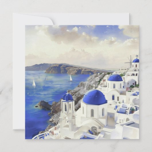 Carte de voyage Blue Dome (Devant)