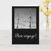 Carte de voyage Bon (Fleur jaune)