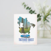 carte de voyage carte de voyage de la forêt de ash (Debout devant)