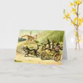 Carte de voyage de chats (Fleur jaune)