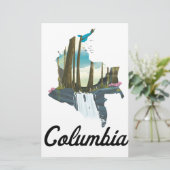 Carte de voyage de Colombie (Debout devant)