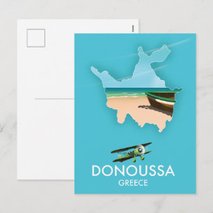 Carte de voyage de Donoussa Grèce