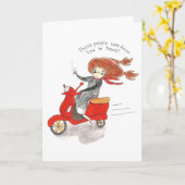 Carte de voyage de fève (Fleur jaune)