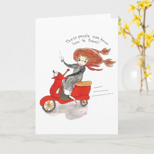 Carte de voyage de fève (Fleur jaune)