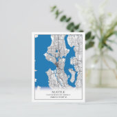Carte de voyage de la ville de Seattle, Washington (Debout devant)