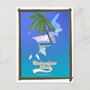 carte de voyage de l'île de Sumba en Indonésie