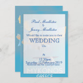 Carte de voyage de Mykonos Grèce (Devant / Derrière)