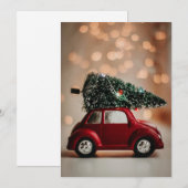 Carte de voyage de Noël (Devant / Derrière)