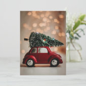 Carte de voyage de Noël (Debout devant)