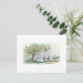 Carte de voyage de Noël Vintage (Debout devant)