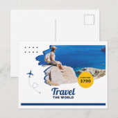 Carte de voyage de vacances (Devant / Derrière)