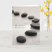 Carte de voyage de zen (Fleur jaune)