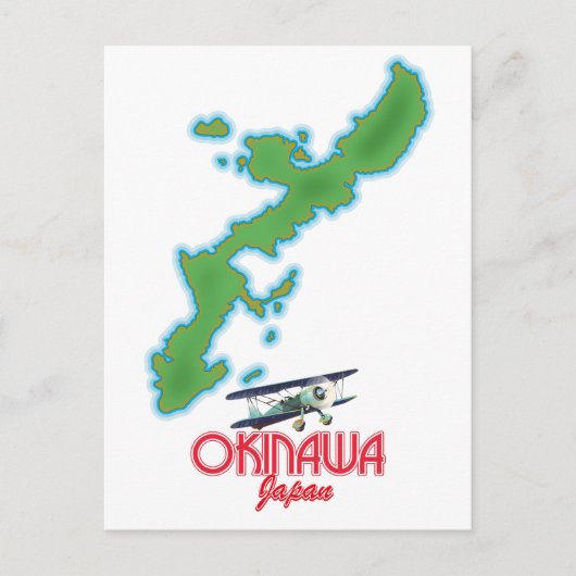 Carte de voyage du Japon d'Okinawa (Devant)