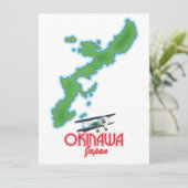 Carte de voyage du Japon d'Okinawa (Debout devant)