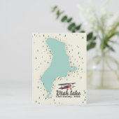 Carte de voyage du lac Utah, Utah (Debout devant)