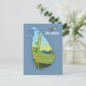 Carte de voyage du Sri Lanka (Debout devant)
