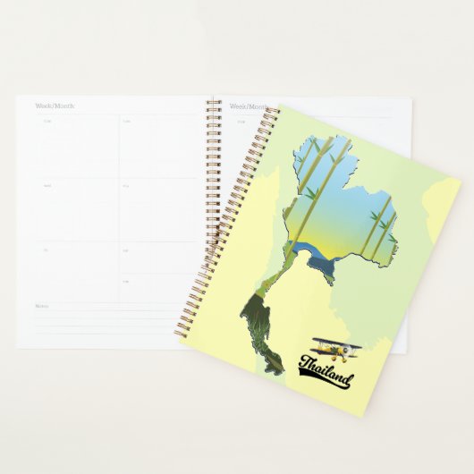 carte de voyage en Thaïlande (Devant avec enveloppe)