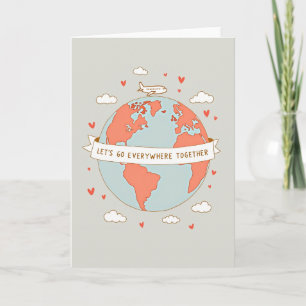 Carte de voyage Ensemble Partout