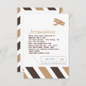 Carte de voyage et d'insertion d'hôtel (Devant / Derrière)