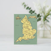 Carte de Voyage illustrée de l'Angleterre (Debout devant)
