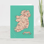 Carte de voyage illustrée d'Irlande (Devant)