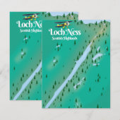 Carte de voyage Loch Ness Scottish Highlands (Devant / Derrière)
