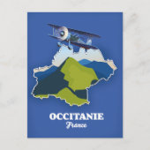 Carte de voyage Occitanie France (Devant)