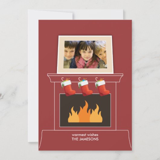 Carte de voyage photo Mantelpiece (Devant)